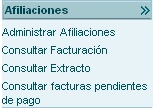menu afiliaciones